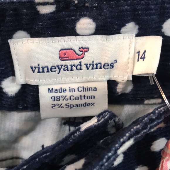 NWT Vineyard Vines Blue Polka Dot Whale Cords - Picture 12 of 12